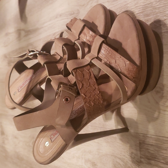 Gianmarco Lorenzi size 40 color light brown 100% AUTHENTIC - Picture 10 of 11